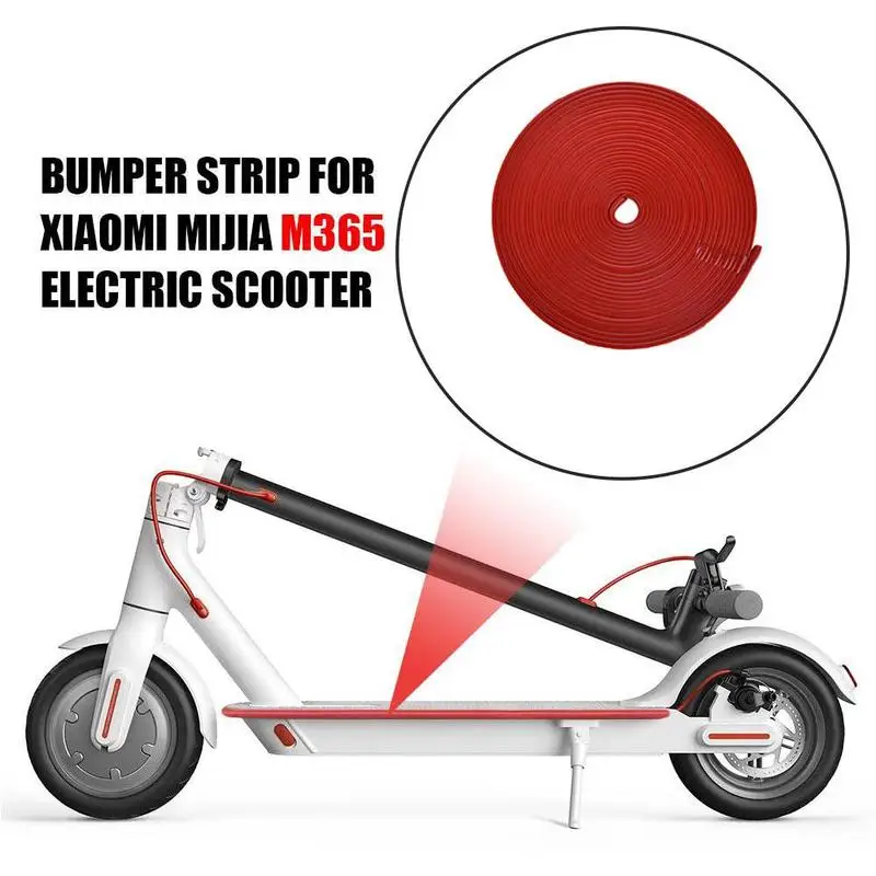 

1 Pc Electric Scooter Anti-collision Protection Strip For Xiaomi Mijia M365 Skateboard Body Bumper Scratchproof Scratch Strips