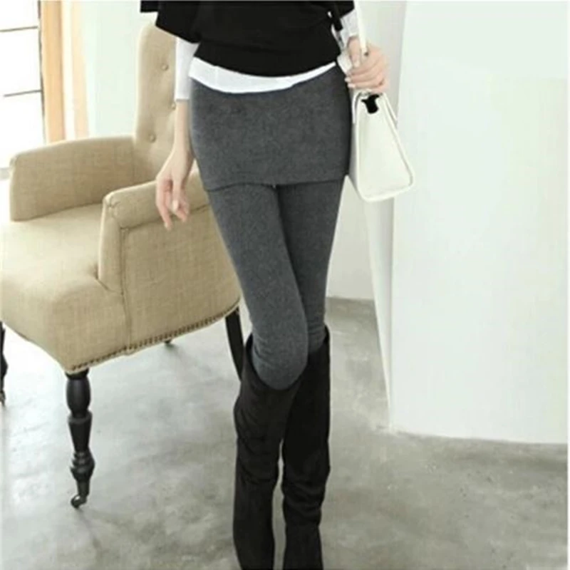 Leggings Women Korea Style Autumn Winter Leggings Women Skirt Legging