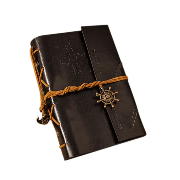 

Retro Personality Notebooks Journal Notepads Ring Binder Diary Notebook Black L
