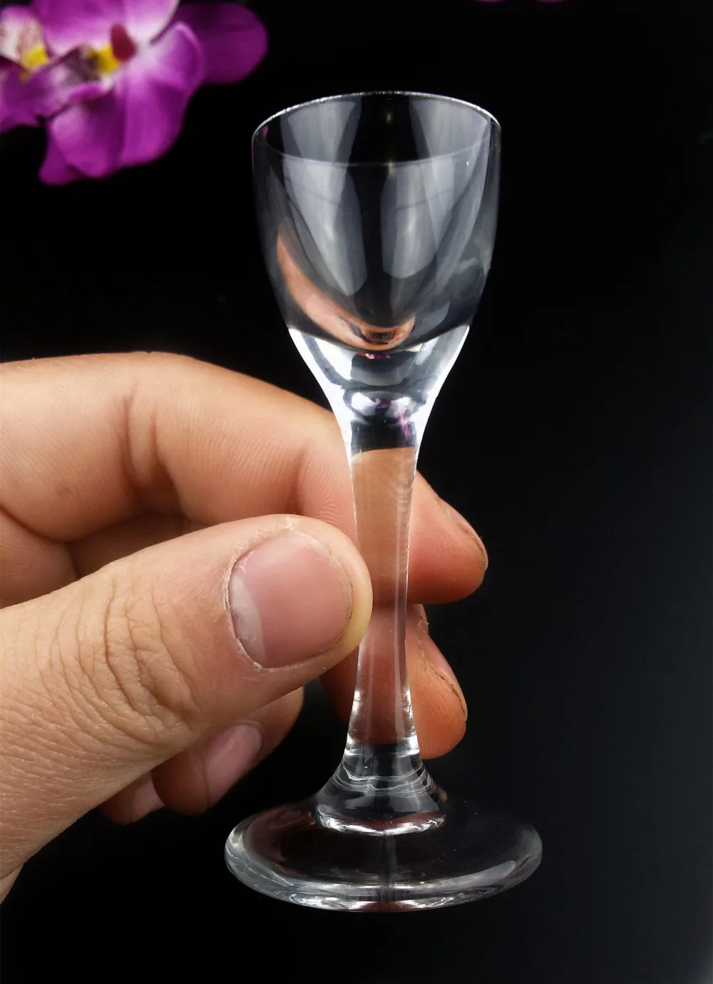 Free shipping manmade wine glass set of 6pcs liquor glass vodka glass
