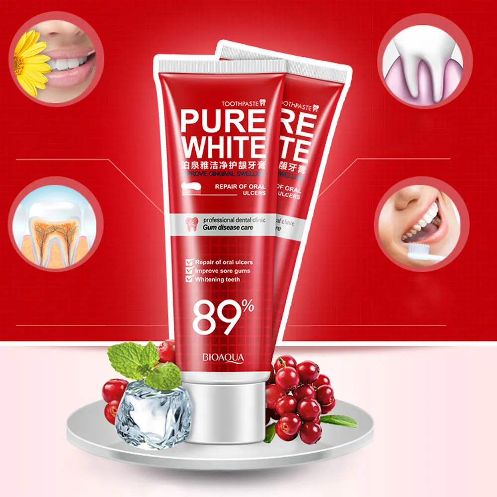 

BIOAQUA Whitening Toothpaste Ecologic Fresh Clean Mint Gums Care Natural Remove Dental Stains Oral Hygiene Dispel Tooth Paste