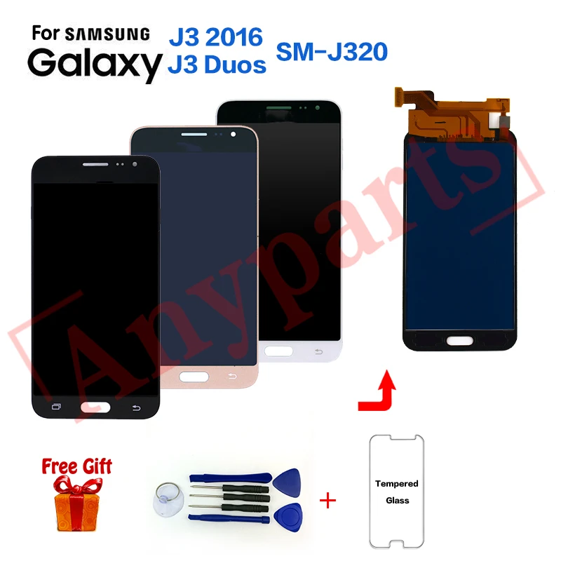 

For Samsung J3 2016 J320 Display Screen lcd replacement for Samsung SM-J320G J320M J320FN J320A lcd display Screen module