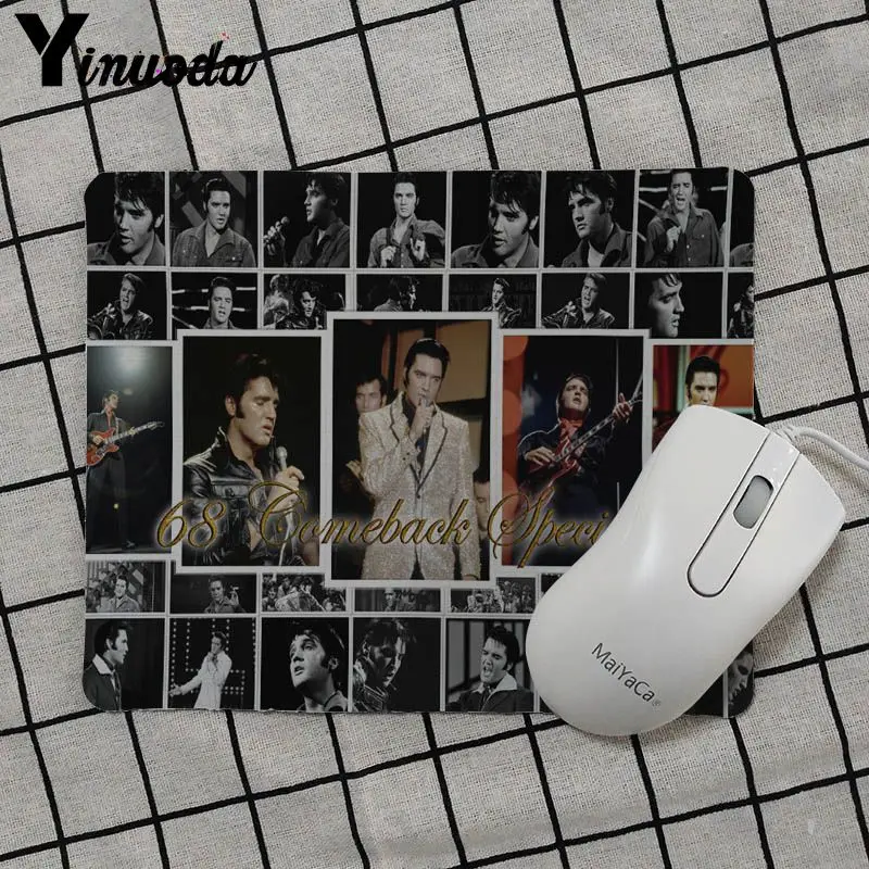 Yinuoda винтажные классные подставки для мыши Elvis Presley под заказ компьютерный Аниме