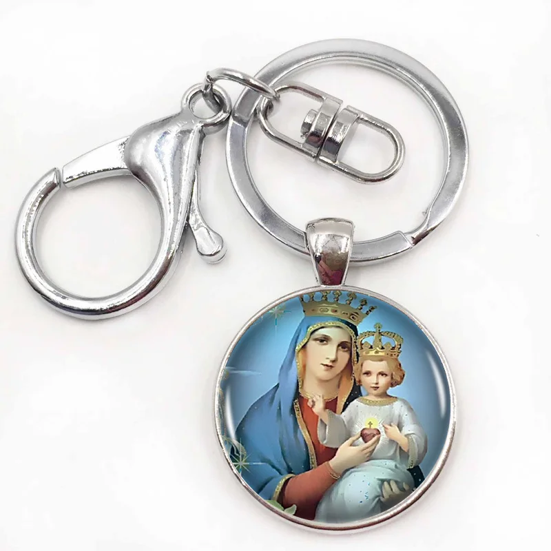 10silver keychain.