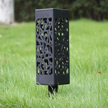 4 шт. светодиодный солнечный свет наружное украшение сада из нержавеющей стали датчик солнечного света водонепроницаемый садовый лестничный двор лампы для дорожек