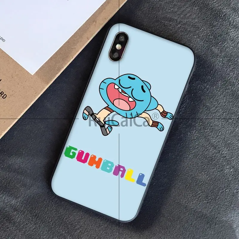 Ruicaica the Amazing World Gumball gumball Новый чехол для телефона Fundas iPhone X XS MAX 6 6S 7 7plus 8 8Plus 5 5S