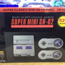 10 шт. HDMI Мини ТВ игровая консоль Ретро игровая консоль для Nes 8 бит игр с 821 различными встроенными играми двойные геймпады