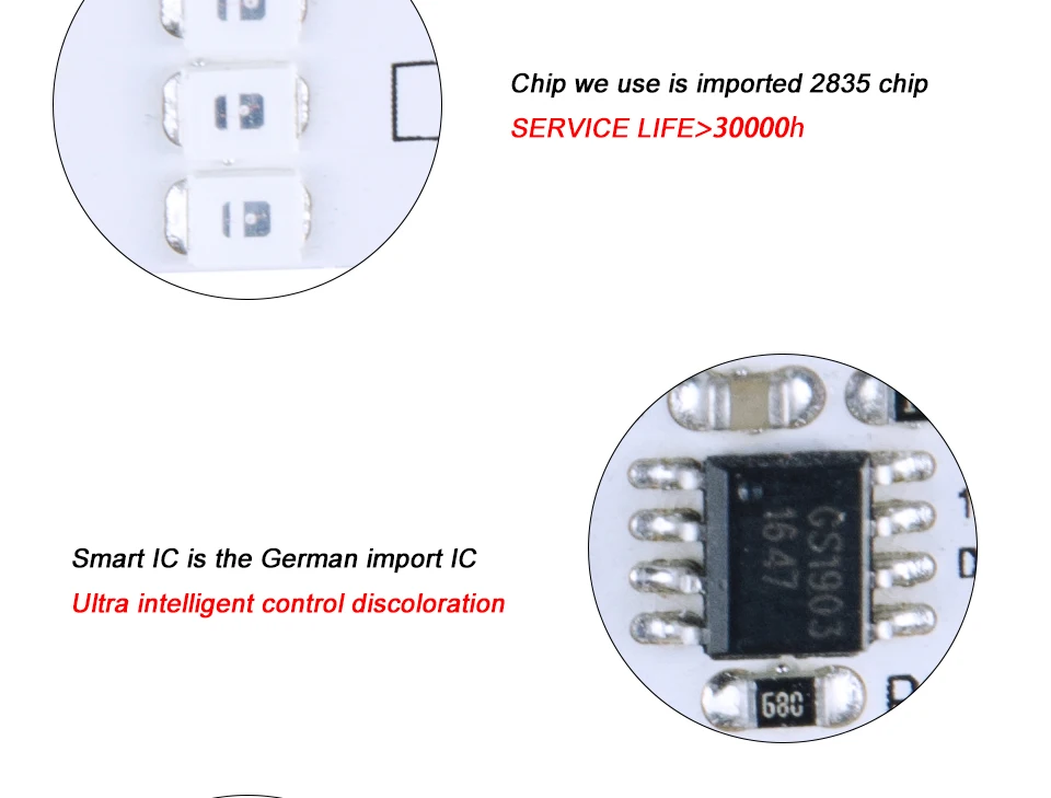 2835 RGB Светодиодные ленты Light 1903 IC 900 светодиодов 5 м гибкий светодиод Лента Мечта Цвет домашние украшения