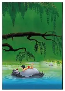 

The Jungle Book Vintage Movie Art Wall Decor Silk Print Poster