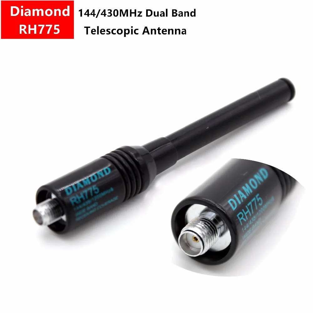 

Diamond RH775 SMA-Female 144/430MHz Dual Band Antenna for Hanheld Radio BaoFeng UV-5R B6 GT-3 UV-82 BF-888S BF-F8+ F9 V2+ TG-UV2