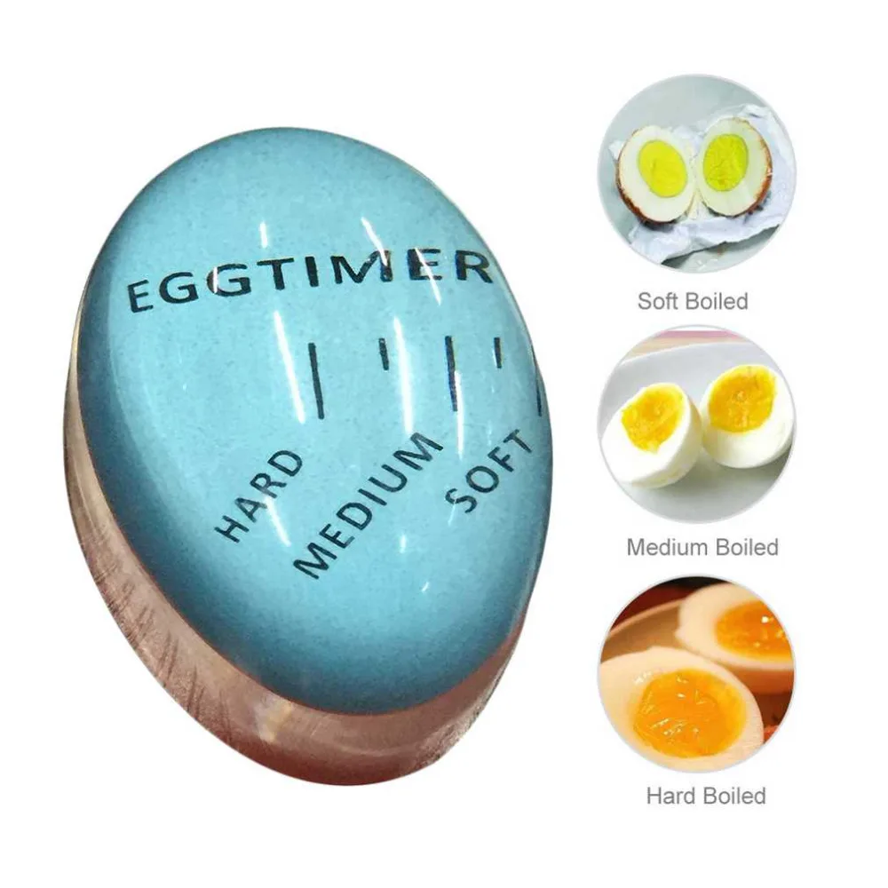 OUTAD портативный размер Домашний кухонный таймер для варки яиц полезный Цвет Изменение вареных яиц помощник по приготовлению кухонных яиц кухонные принадлежности