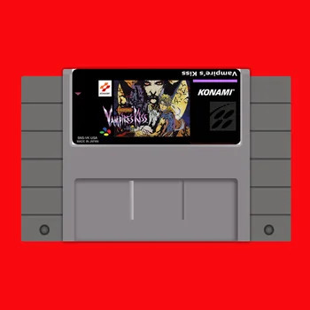 

Castlevania Vampires Kiss 16 bit Big Gray Game Card For USA NTSC Game Player
