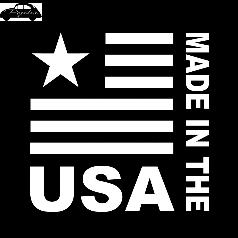 Pegatina Made in USA Decal Sticker Car Window Vinyl Decal Funny Poster Motorcycle