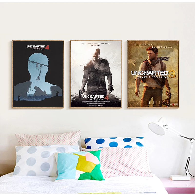 

Uncharted Game Painting quality Home Decor Art Decor living posters wall art painting No Frame 42*30cm