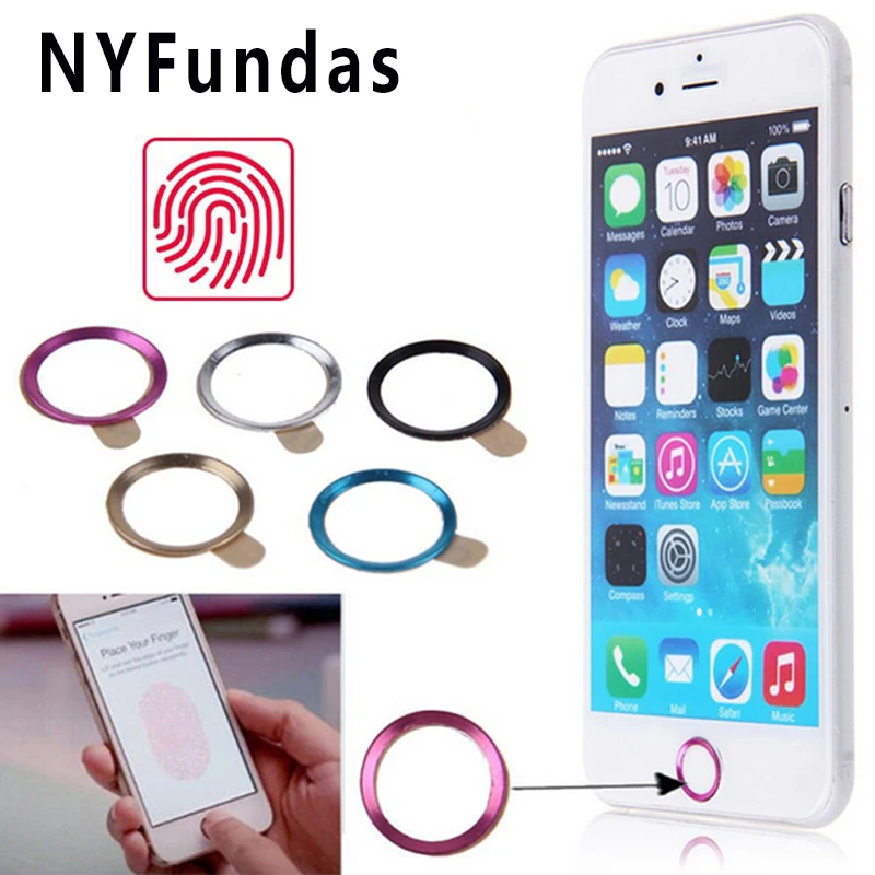 2 Pcs Home Button Sticker for IPhone 7 6S 6 Plus 5 5s IPad Fingerprint Touch ID