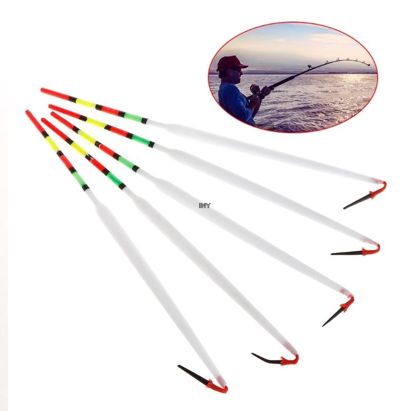 

5 Pcs/Set Fishing Float Fluorescent Simple Buoy High Sensitive Drift Tackle Plastic Floats Fleet Quick Professional Accessories