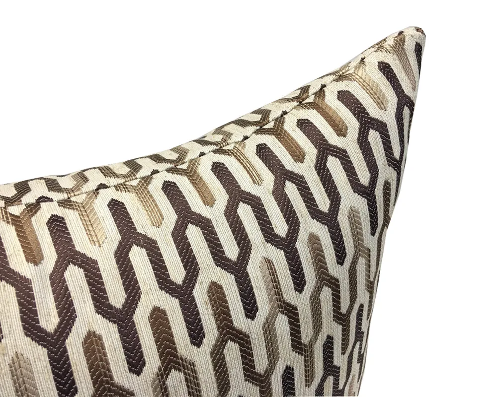 Геометрические декоративные наволочки для диван кресло жаккардовые дизайнерская подушка крышка для домашнего использования Подушка Чехол размером 45*45 см продать по частям