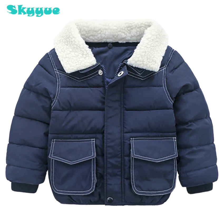 

Toddler boys cotton coats for winter boys new 2018 winter top 4 years boy winter clothes parka winter baby boys