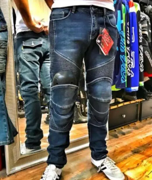 Rockia велосипед Inverno nuovo ispessimento peluche caldo джинсы анти-шлам Кавальер moto pantaloni