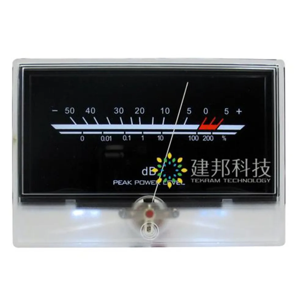 

P-134 VU Meter Level Meter Audio Volume DB Meter Level Back Light Post-amplifier Golden scorpion sound with the same style