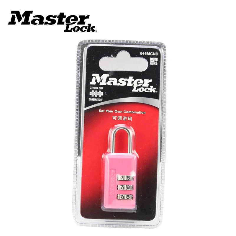 Master Lock Keyed Padlock Password Smart for Lock code for a Suitcase Combination Lock for bag Carousel gym locker lock Mini (2)
