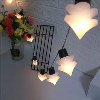 

Christmas tree LED Copper Wire Star Curtain String Lights Lamp Fairy Lighting for Outdoor Wedding Christmas Decoration Battery