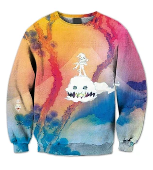 

REAL American US SIZE Ksg 3D Sublimation print high quality Crewneck Sweatshirts plus size 4XL 5XL 6XL