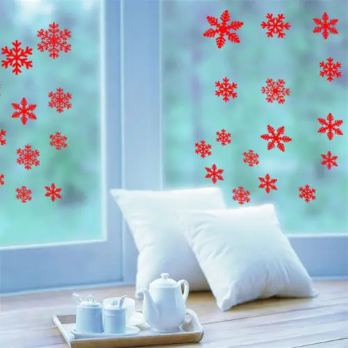 1PC Christmas Snowflake Window Glass Sticker Frozen Decal Vinyl Xmas Snow Decor