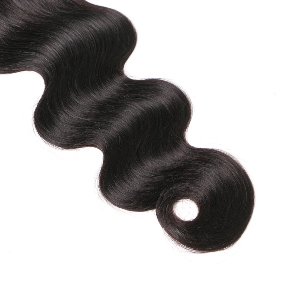 Queenlike человеческие волосы продукты средняя часть Закрытие 130% Плотность швейцарское кружево remy волосы натуральный цвет тела волна Кружева Закрытие