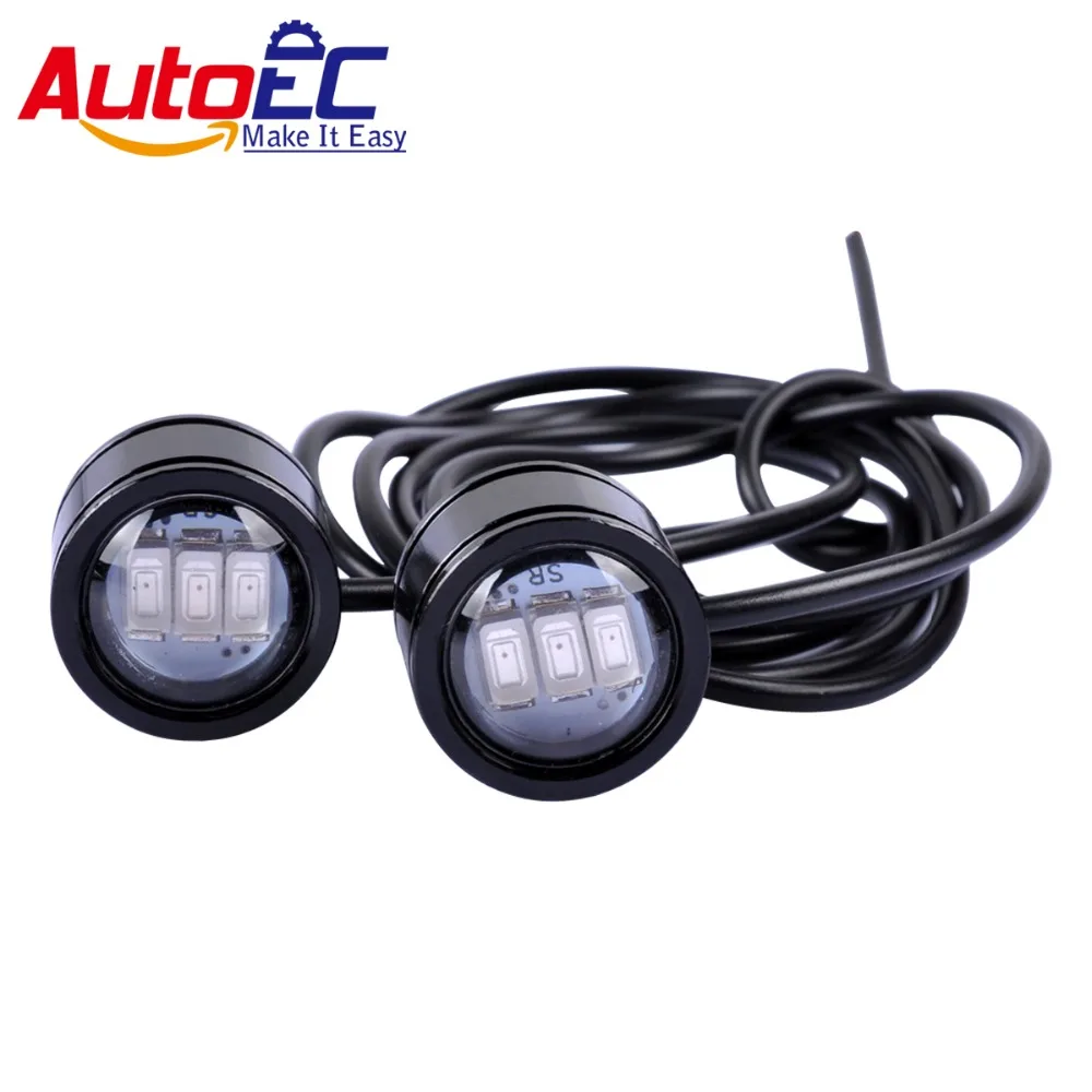 AutoEC 1 пара стробоскопических светодиодов 3 Вт 5630 eagle eye мигающие дневные ходовые