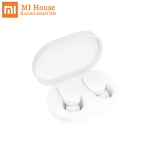 Xiaomi Mijia Airdots TWS Молодежная гарнитура Bluetooth 5,0 стерео бас с микрофоном наушники с зарядным устройством