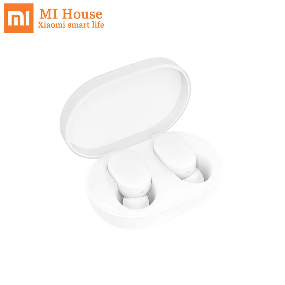 Original Xiaomi Mijia Airdots TWS Youth Version Headset Bluetooth 5.0 Stereo Bass With Microphone Earphone With Charging Box