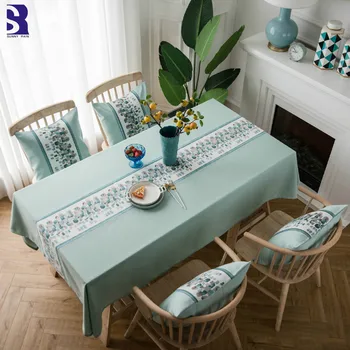 

SunnyRain 1-Piece Table Cloth Rectangular Tableloth Table Linen Table Cover for Tea Table