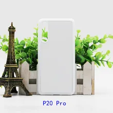 2D сублимационный ТПУ+ PC резиновый пустой чехол для huawei P20 P20 Pro P20 Lite с алюминиевыми вставками 50 шт./партия
