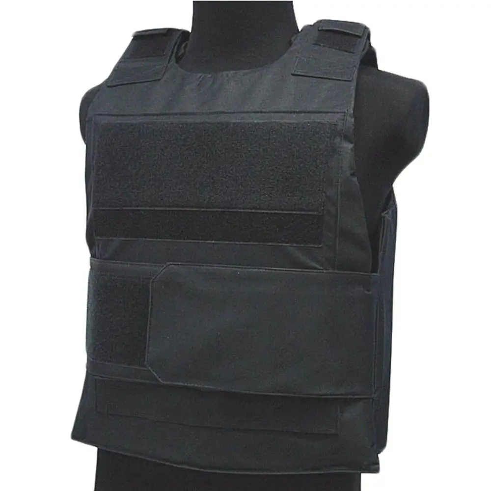 Тактический Жилет для выживания защита безопасности пуленепробиваемая Защита для одежды защитный жилет Водонепроницаемая защитная одежда - Цвет: Black