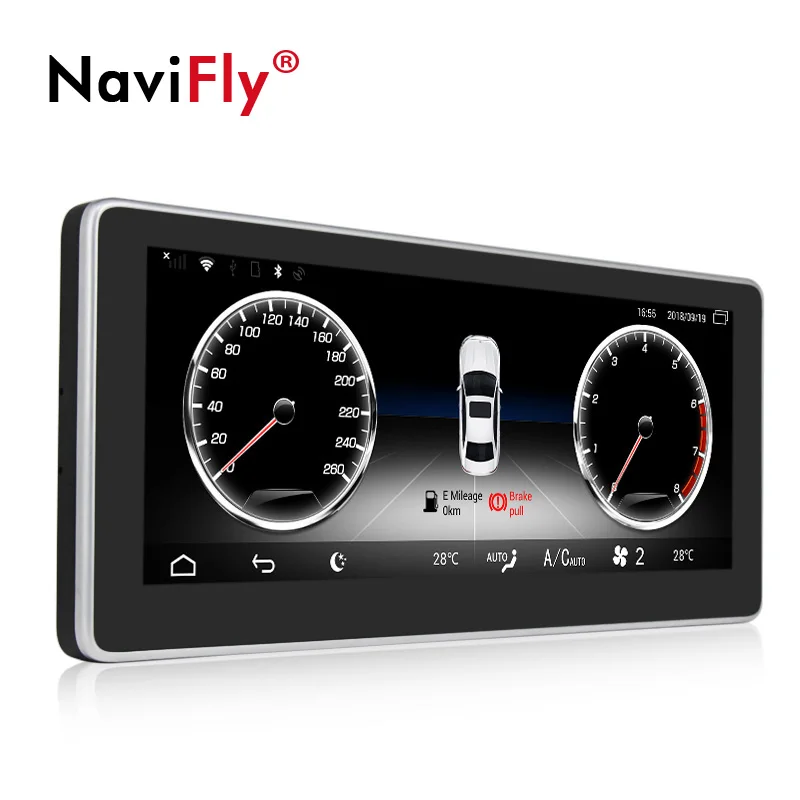 NaviFly 10,25 дюймов 3 ГБ+ 32 ГБ Android 7,1 Автомобильный мультимедийный плеер для Benz C-Class W204 2008-2010 с gps-навигацией 4G LTE wifi BT