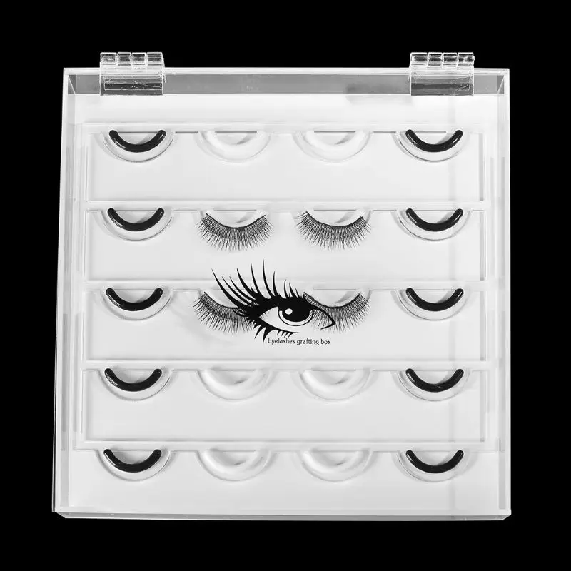 

False Eyelash Display Box Acrylic Eyelash Storage Organizer Makeup Tool Case