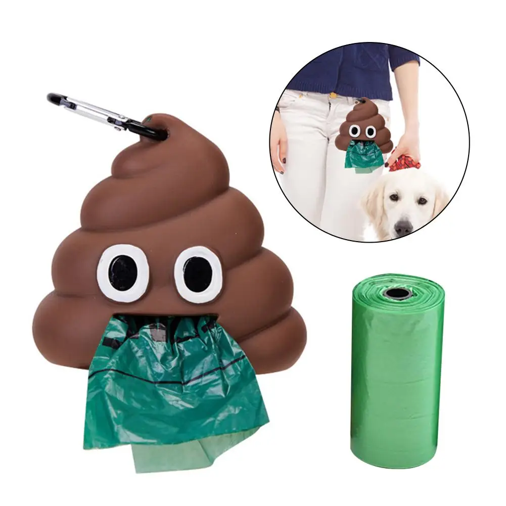 Мешок для собачьих какашек, экологически чистый комплект для уборки, наружная сумка для туалета, мешок для мусора для собак, сменный мешок для какашек, диспенсер