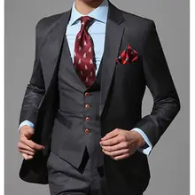 Gary с отворотом,, высокое качество, 3 предмета, модные мужские костюмы, Custume Homme Personal Terno Masculino, модные, облегающие, красивые