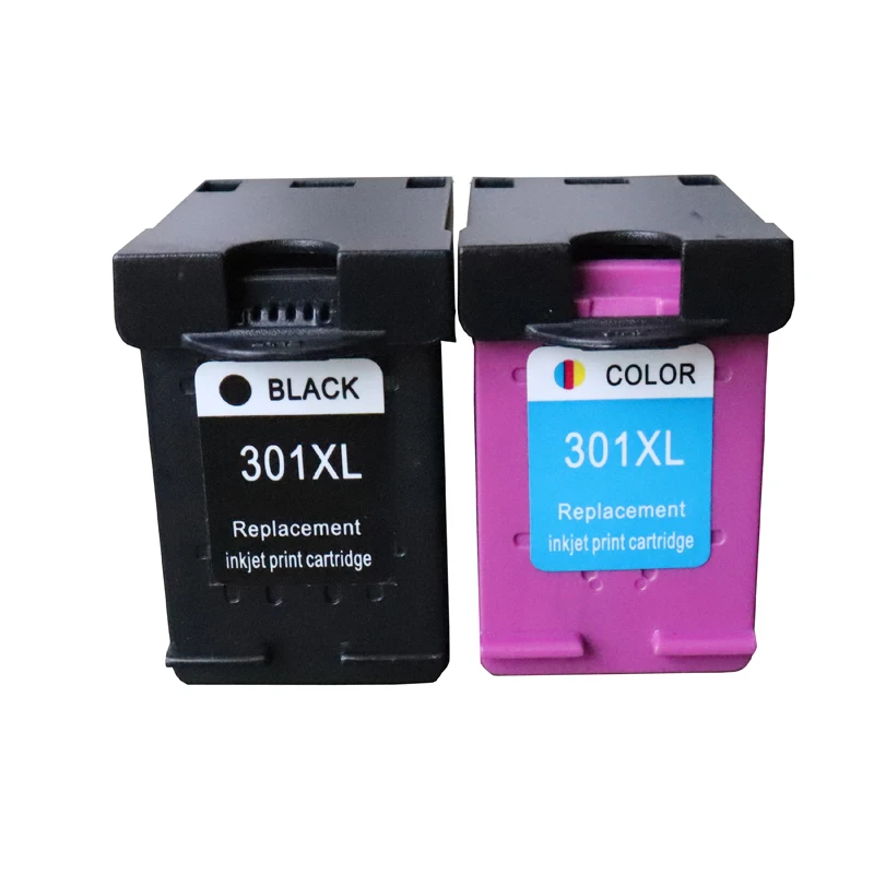 2 шт. 301 XL совместимый картридж с чернилами для Deskjet 1050 2050 3050 2150 3150 1010 1510 2540 принтера