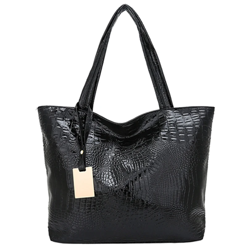 Women Shoulder Leather Bag Fashion Handbag Retro Embossing Leather Ladies Shoulder Bag Large Tote Purse Women Handbag
