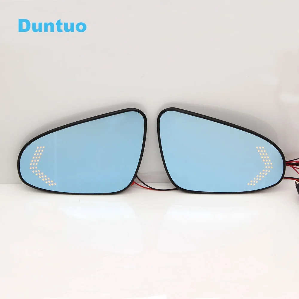 Blue Mirror Glare Proof Mirror Turn Signal Lamp Heated Rearview Mirror For Toyota Avalon 2013