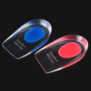 

300 PAIRS/ LOT Woman shoes Silicone gel heel pad cushion heel cup calcaneal heel spur achilles shock absorption