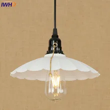 IWHD Vintage Loft LED Pendant Lamp Industrial RH Pendant Light Droplight Colorful Hanglamp Fixtures For Home Lighting Luminaire