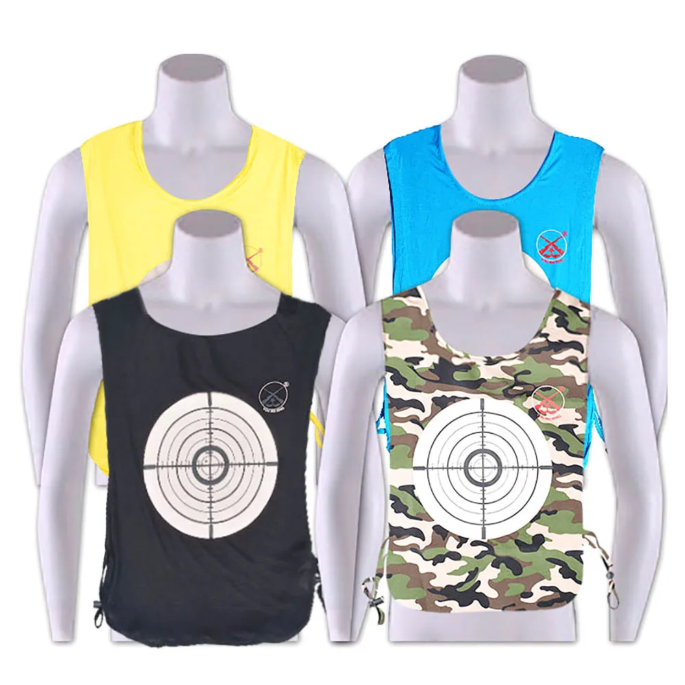Adjustable Outdoor Tactical Elite Games Vest Double Sides Bull's Eye Target Vest Random Delivery