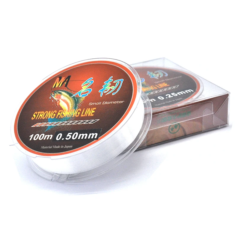

Topline Tackle Monofilament Fishing Line Nylon Excellent Knot Strength Fish Line 100m Test 2.6-27.3kg