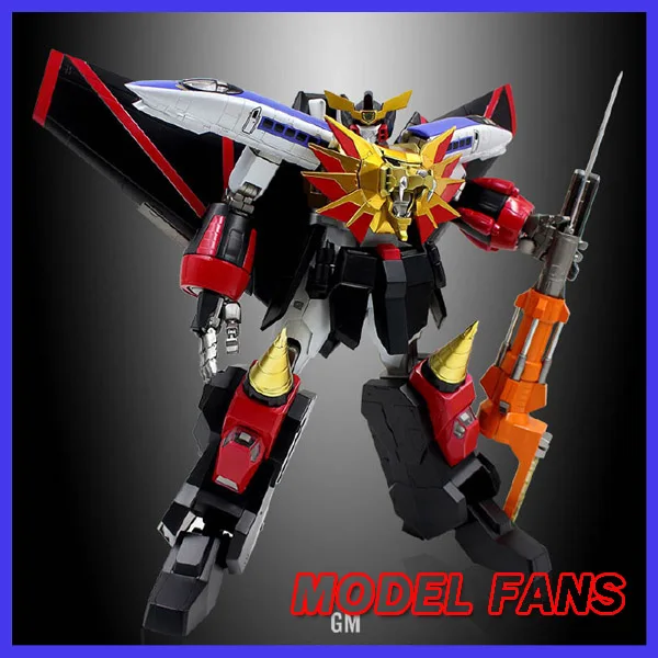 Модель вееров в наличии GM 28 см сборка King of Braves GaoGaiGar содержит светильник фигурка