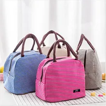 Детские сумки бутылочек мешок младенческой ТЕРМО БУТЫЛКИ Мумия изоляции сумки Мода Полосатый грудное молоко Термальность Еда Теплые сумки для малыша