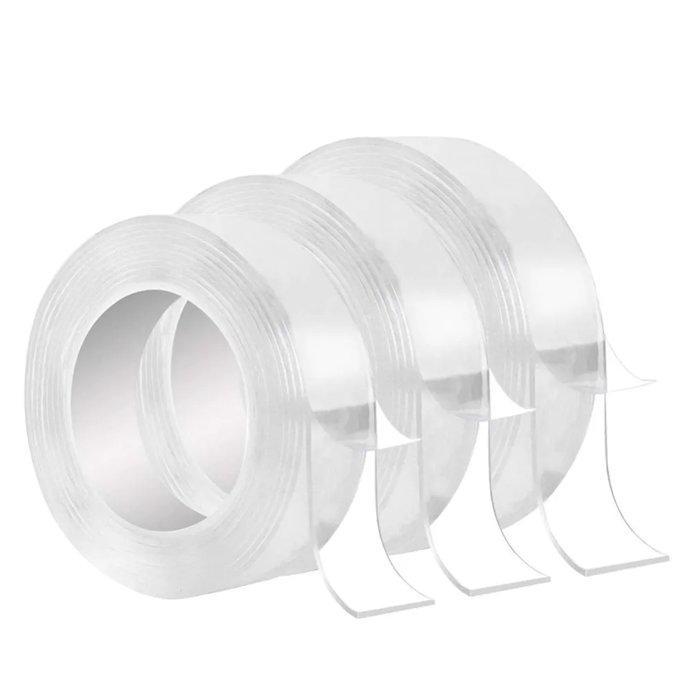 

Multifunctional Double-Sided Adhesive Nano Tape Traceless Washable Removable Reusable Transparent Acrylic Magic Tapes For Home