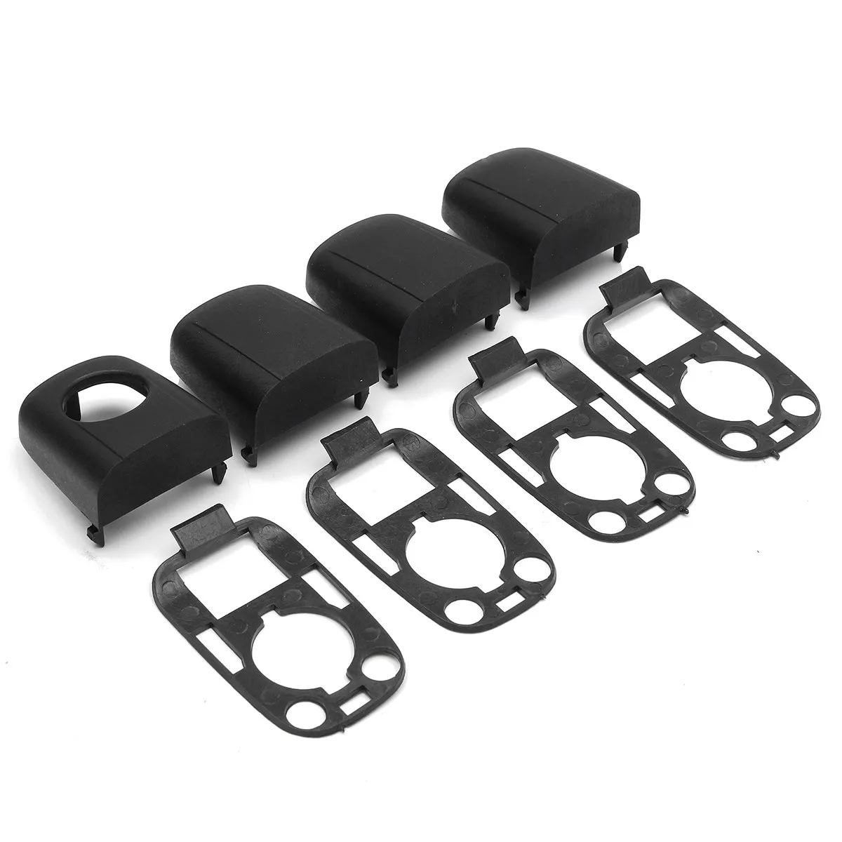 Buy Black Left & Right Door Handle Lock Cover Cap Case